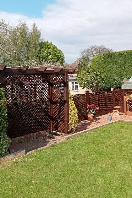 Garden Fence and Panel Painting